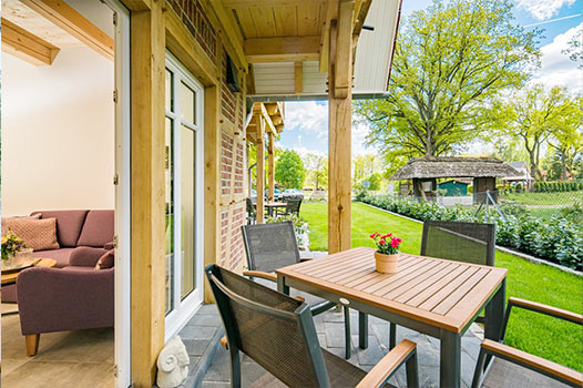 Terrasse in Wohnung 1