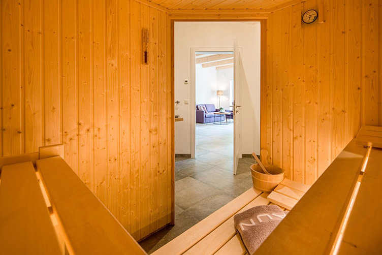 Sauna in Wohnung 2