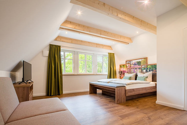 Schlafzimmer in Wohnung 6