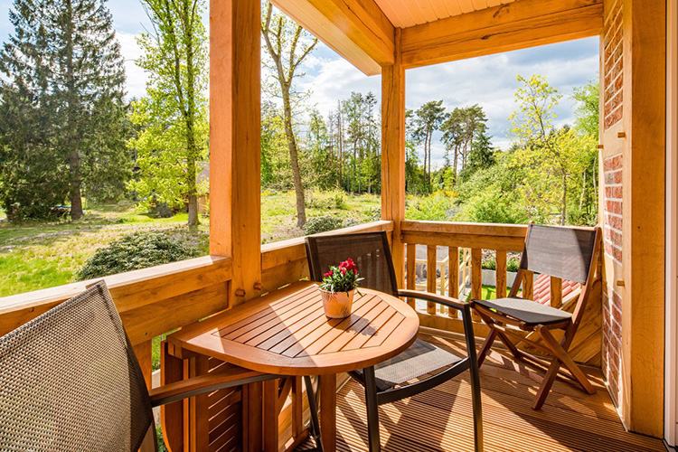 Balkon von Wohnung 6